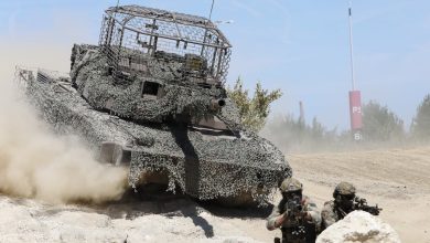 French army shows Leclerc tank with once-mocked anti-drone cage French army shows Leclerc tank with once-mocked anti-drone cage