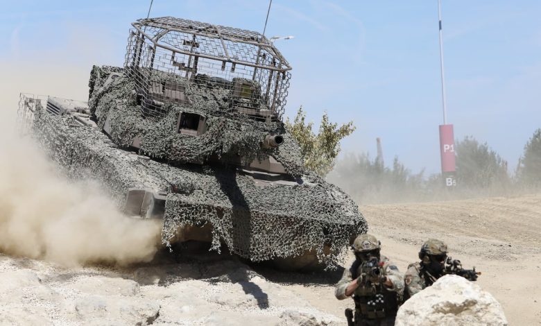 French army shows Leclerc tank with once-mocked anti-drone cage French army shows Leclerc tank with once-mocked anti-drone cage