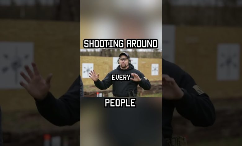 How to safely SHOOT AROUND PEOPLE #shorts #tips #military #army #specialforces