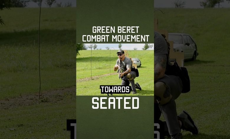Green Beret Combat Movement: Seated #shorts #selfdefense #specialforces