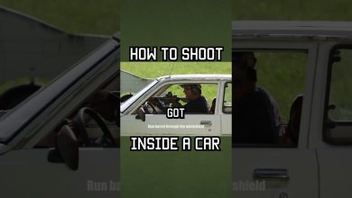 Shooting Inside A Car Safely #shorts #selfdefense #military
