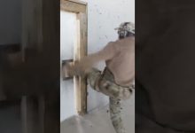 How To Kick In A Door #tips #throwback #shorts #military
