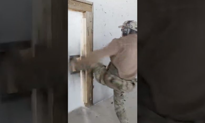 How To Kick In A Door #tips #throwback #shorts #military