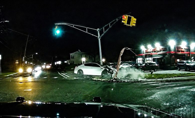 Stolen Kia Crashes into SUV During Police Chase