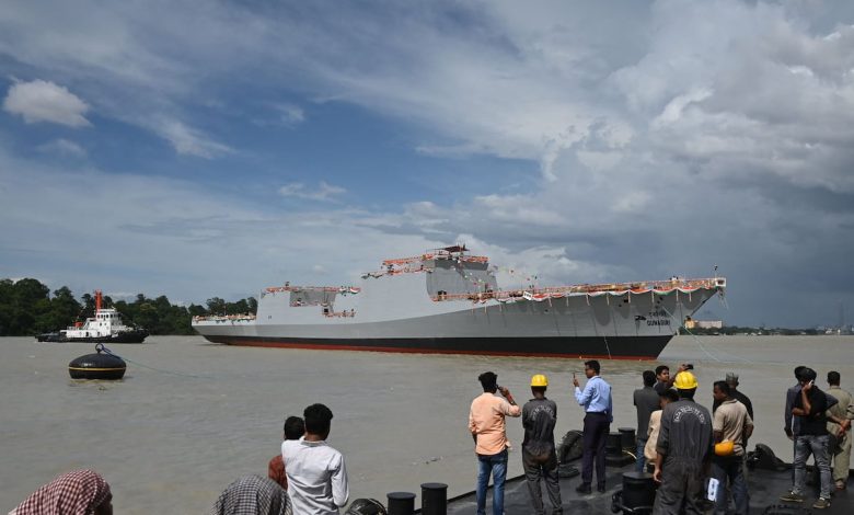 India’s three new naval ships boost maritime firepower
