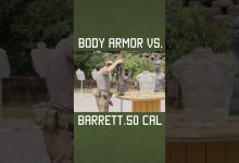 Body Armor vs. Barrett .50 Cal #shorts #cool #barrett #sniper #military