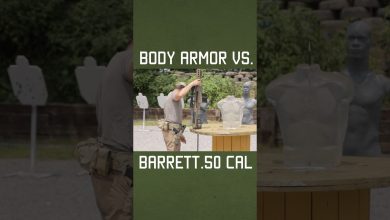 Body Armor vs. Barrett .50 Cal #shorts #cool #barrett #sniper #military