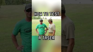 How To Test A Taser #shorts #funny #taser #military