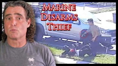 Marine WRECKS Armed Robber | Active Self Protection