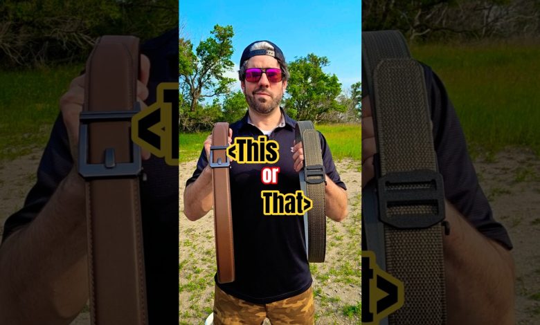 Nylon vs Leather for EDC Gun Belt?