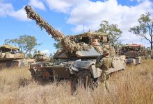 As one Australian Army brigade bulks up with armor, its fuel and ammo needs spike