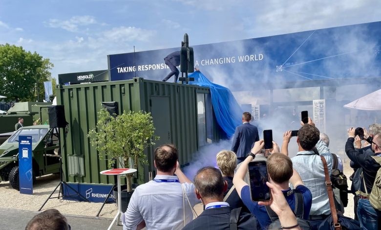 Rheinmetall pitches shipping container that can spit out swarms of attack drones