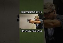 Indoor Shooting Drills you should try: Aim Small, Miss Small #shorts #drill #military #training