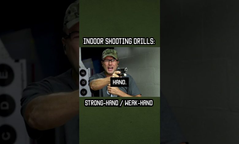Indoor Shooting Drills you should try: Strong Hand Weak Hand #shorts #drill #military #training