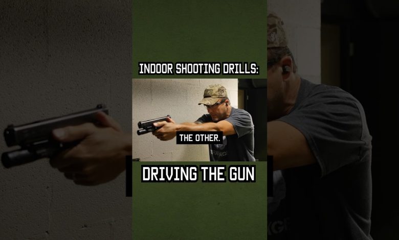 Indoor Shooting Drills you should try: Driving The Gun #shorts #drill #military #training