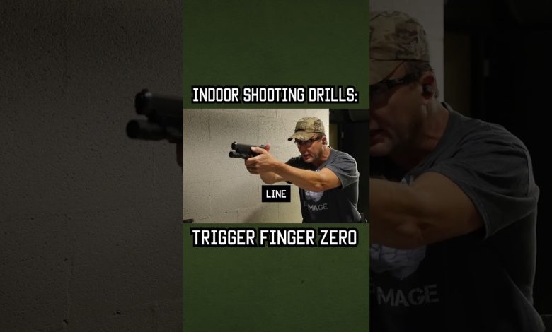 Indoor Shooting Drills you should try: Trigger Finger Zero #shorts #drill #military #training
