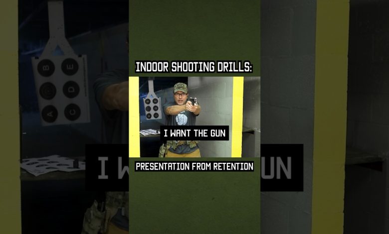 Indoor Shooting Drills you should try: Presentation For Retention #shorts #drill #military #training