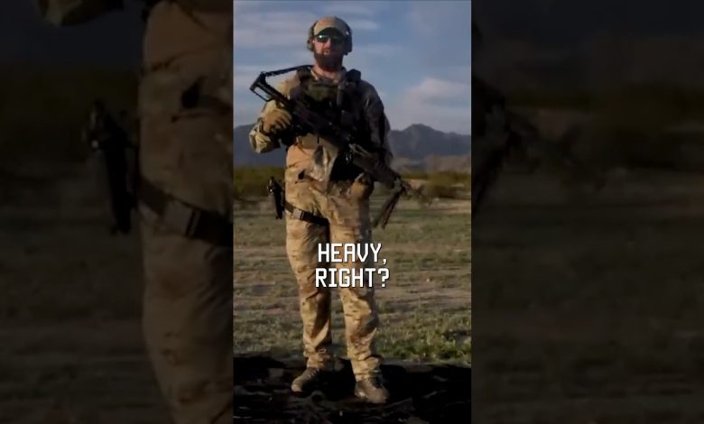 How to shoot an LMG for dummies #shorts #military #youtubeshorts #army #tips