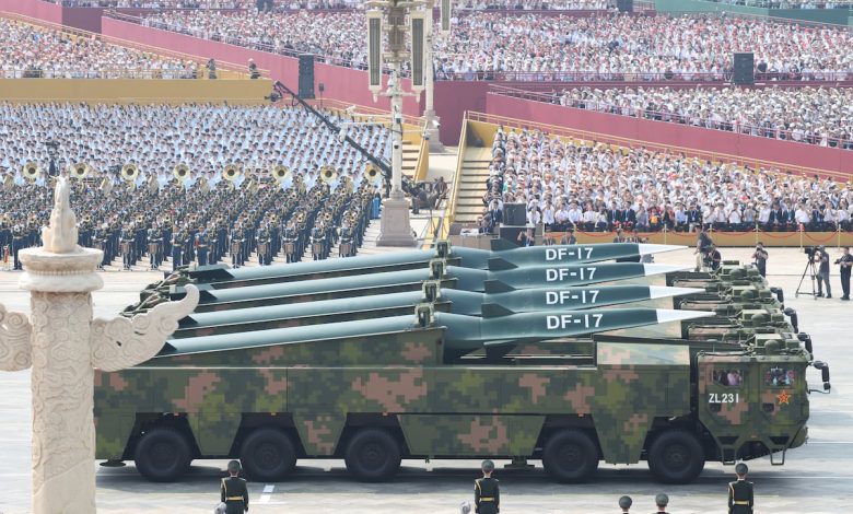 China shows snazzy clip of DF-17 missile on state TV in show of force