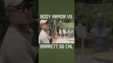 Body Armor vs. Barrett .50 Cal #shorts #sniper #military