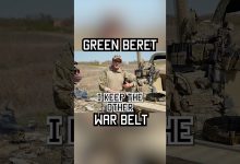 How Green Berets set up their war belt #shorts #greenberet #specialforces #military #army