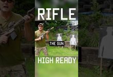 Rifle High Ready Drill #shorts #military #training #youtubeshorts