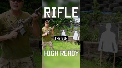 Rifle High Ready Drill #shorts #military #training #youtubeshorts