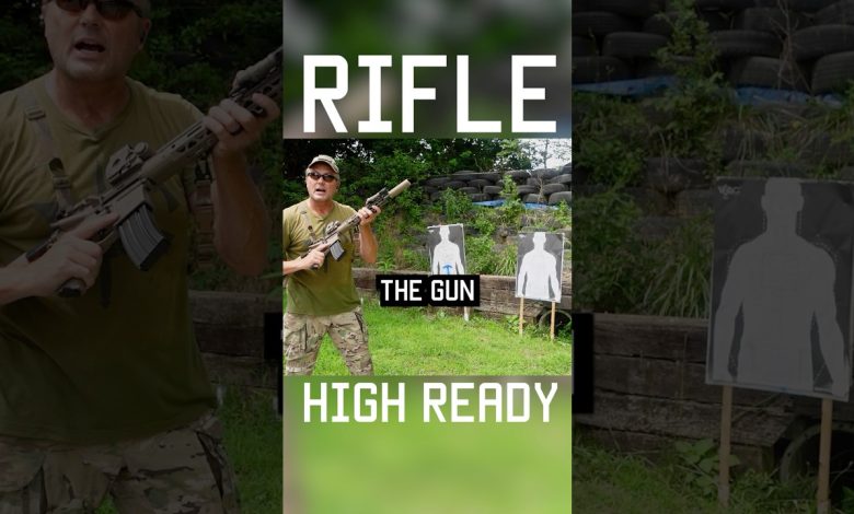 Rifle High Ready Drill #shorts #military #training #youtubeshorts