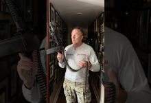 Home Defense with a belt-fed AR #shorts #military #louisville #kentucky #selfdefense