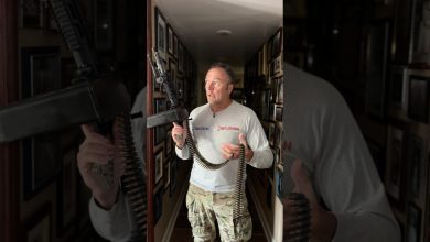 Home Defense with a belt-fed AR #shorts #military #louisville #kentucky #selfdefense