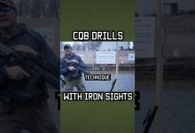 CQB Drills with Iron Sights #shorts #tips #military #selfcare