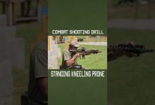 Combat Shooting Drill: Standing, Kneeling, Prone #tips #shorts #youtubeshorts #military #reload