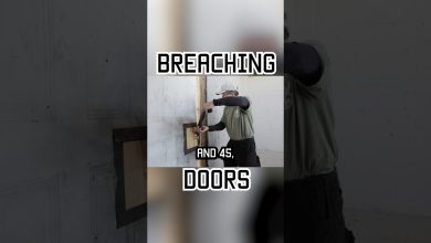 Breaching Doors with a Shotgun #shorts #tips #howto #military #shotgun