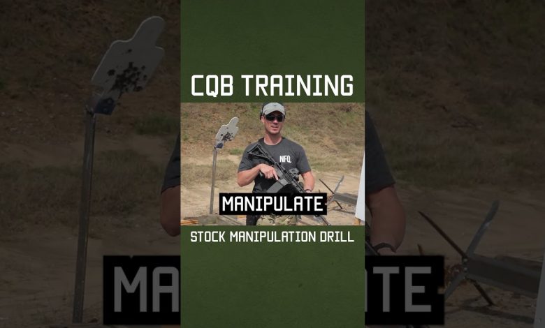 Military CQB Training: Stock Manipulation Drill #shorts #military #army #marines #navyseal
