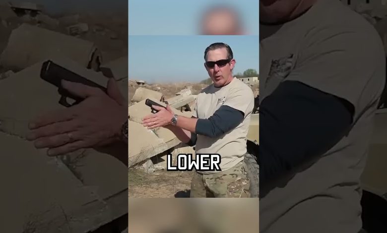 A tip for holding your pistol better #shorts #training #military