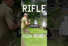 How to perform Rifle High Ready #shorts #training #specialforces #military #army