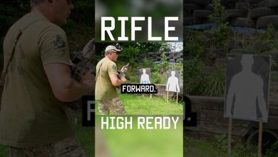 How to perform Rifle High Ready #shorts #training #specialforces #military #army