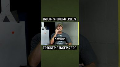 Indoor Shooting Drill: Trigger Finger Zero #shorts #training #military #youtubeshorts