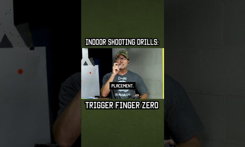Indoor Shooting Drill: Trigger Finger Zero #shorts #training #military #youtubeshorts