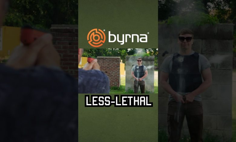 The Byrna Less-Lethal kicks ass #shorts #military #tips #selfdefense