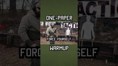 One-Paper Warmup Drill #shorts #specialforces #training #military