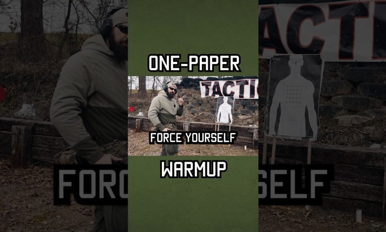 One-Paper Warmup Drill #shorts #specialforces #training #military