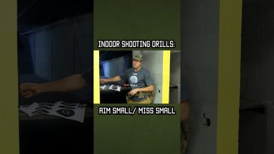 Indoor Shooting Drill: Aim Small, Miss Small #shorts #training #military #youtubeshorts
