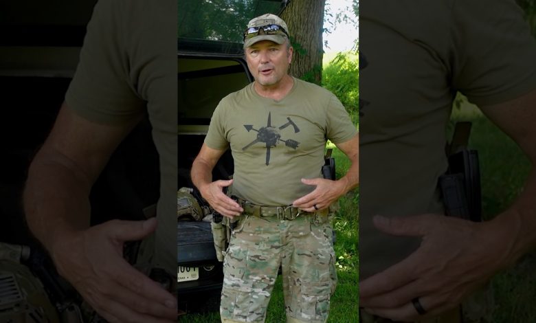 Want to see how I set up my gun belt? Watch our full video out now! #specialforces #military #tips