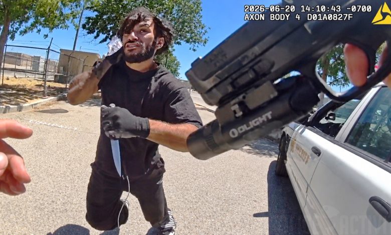Deputy Opens Fire After Knife Attack