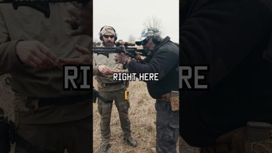 Where should you hold your rifle? #shorts #training #military #lawenforcement