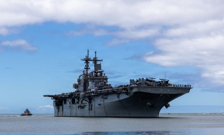 Firestorm Labs builds drones aboard USS Essex without shore resupply