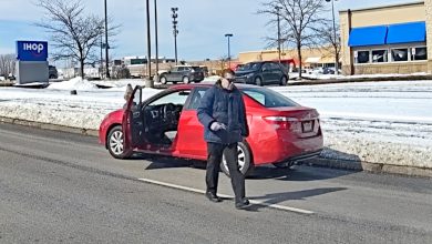 Officers Fire After Man Exits Car Holding a Gun