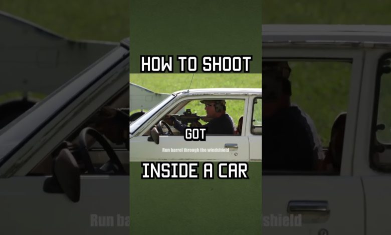 How To Shoot Inside A Car #car #shorts #military #training