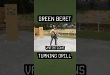 How to do the Green Beret Turning Drill #greenberet #specialforces #shorts #military #army